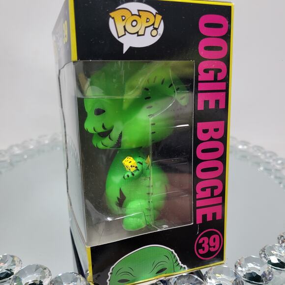 Funko Pop Nightmare Before Christmas Oogie Boogie Blacklight Vinyl Figure 39 New - Picture 4 of 5